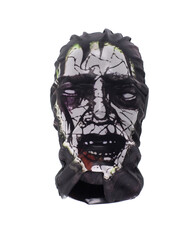 strange scary mask isolated on white background