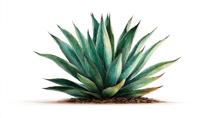Fototapeta premium Vibrant agave plant (1)