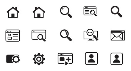 Set of People icons set vector illustration on white background
