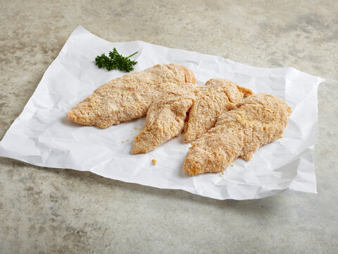 Chicken tenders breaded