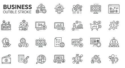 Set of People icons set vector illustration on white background