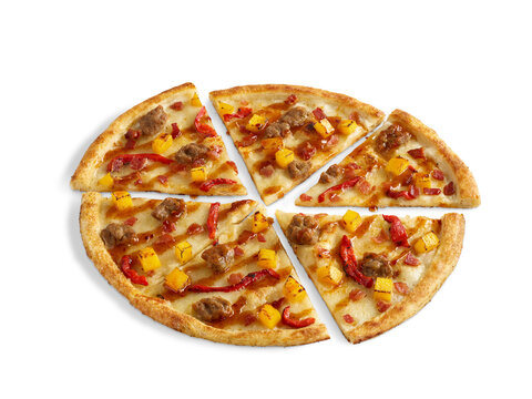 Pizza with butternut squash and sausage
