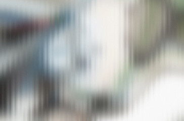 Light fluted glass texture with fine grain, soft blur. Modern fluid abstract blurred background for digital design, banners, UI/UX, web visuals, branding projects. Glass grainy rough blurred backdrop © djjeep_design