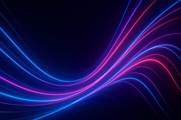 Vibrant colorful abstract light streaks pattern.