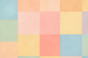 Colorful abstract geometric pastel pattern.