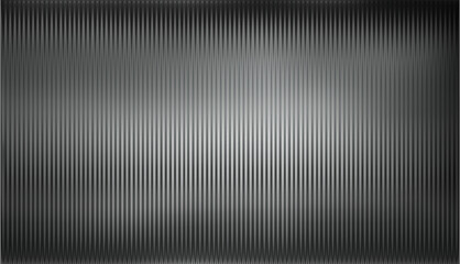 Vector ribbed glass texture background. Dark grey black ribbed glass. Mesh gradient. acrylic ribbed bath surface. Ribbed glass background semitransparent overlay. Bath wall window