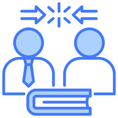 Dispute Blue Icon