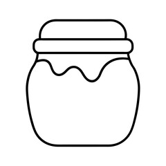 Chocolate Hazelnut Spread Vector Sketch