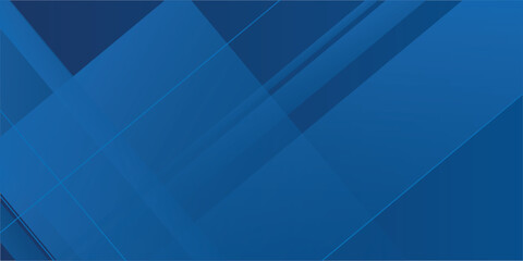 Blue background with abstract box rectangle geometric shapes modern element for banner, presentation design and flyer