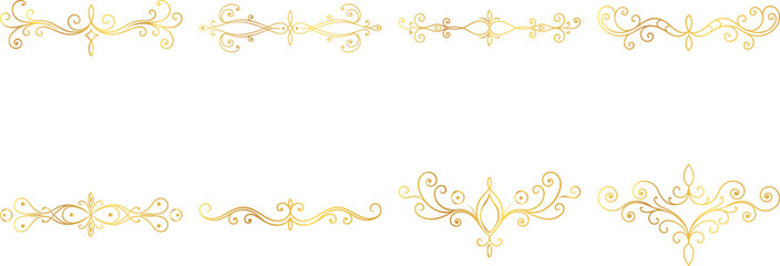 Set luxury classic calligraphic,  set luxury decorative elements, graphic element