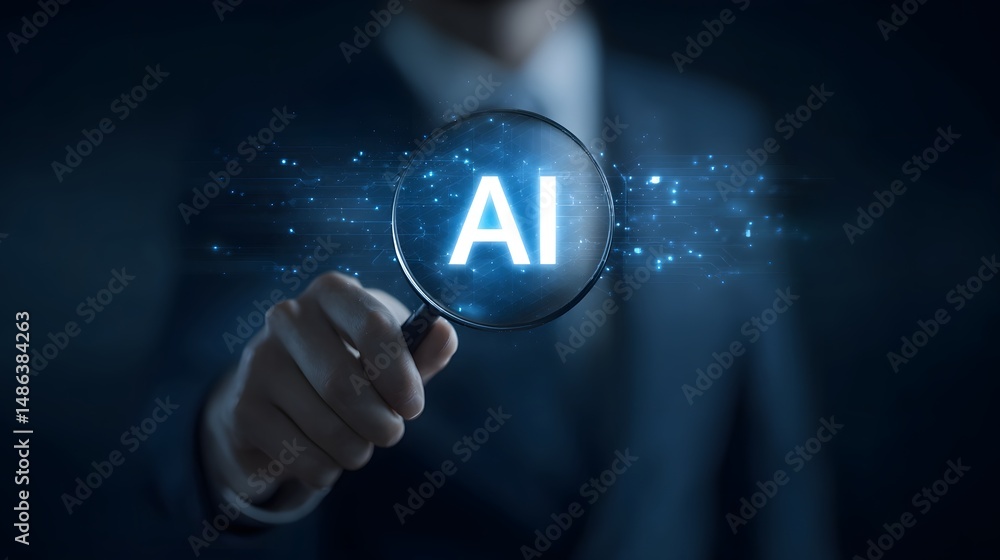 Poster exploring the groundbreaking advancements and innovative applications of intelligence in various ind