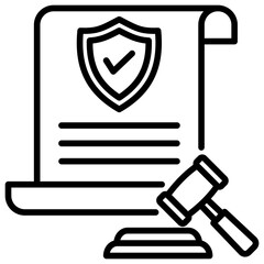 Legal Line Icon