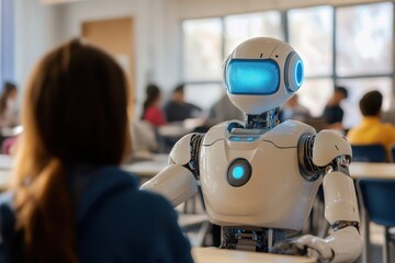 AI-Powered Robotic Tutor Teaching Students, Innovative Education Technology
