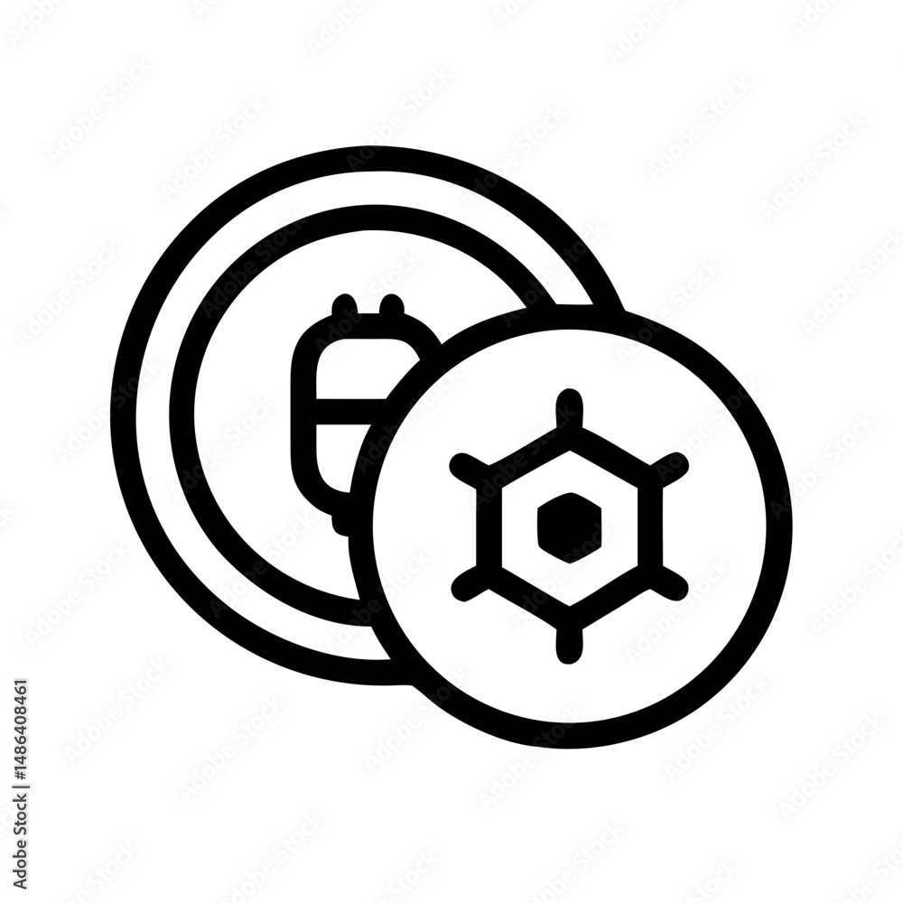 Poster bitcoin cryptocurrency blockchain technology digital currency finance crypto decentralized ledger ic