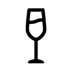 Wine glass icon vector illustration graphic element wine drink alcohol beverage bar restaurant celebration party design