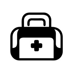 First aid kit medical bag emergency health care hospital aid box doctor nurse treatment equipment