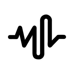 Heartbeat pulse rhythm signal wave lifeline cardiogram ekg medical health frequency monitor trace chart