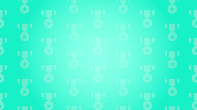 Animated Quiz Show Background Loop | Neon Glowing Lights and Emoji Elements | 4K Motion Graphics