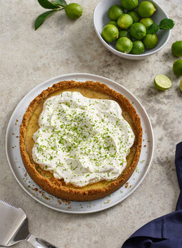 Key Lime pie with fresh limes