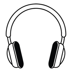 headphones isolated on white background