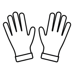 Obraz premium gloves isolated on white