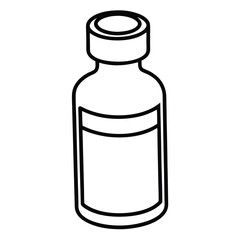 medicine bottle vector illustration