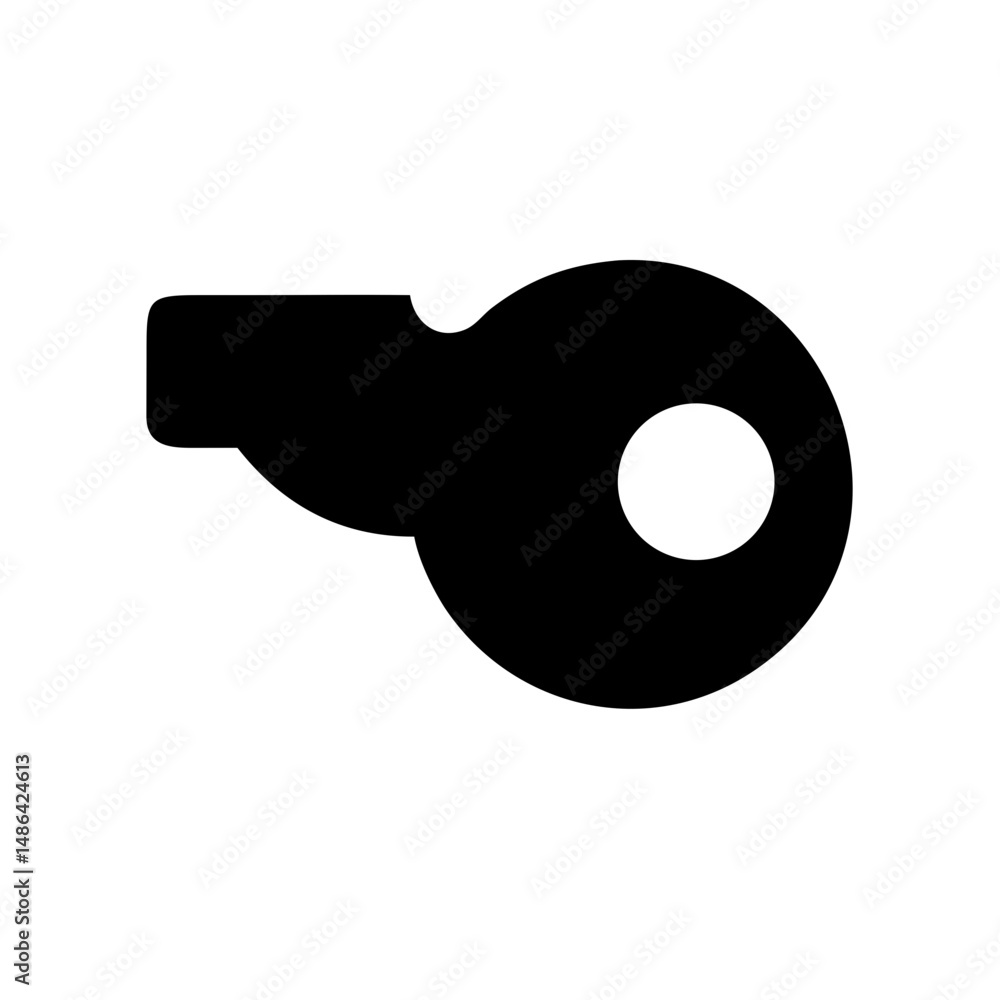 Poster isolated black key vector illustration for security access and safety lock and unlock design