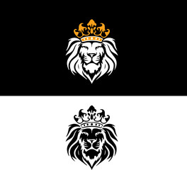 Tiger King head vector illustration