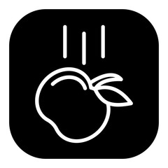 Falling Apple Vector Icons