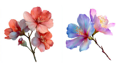 Watercolor clipart flowers 