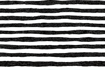 Black and white horizontal stripes create a simple abstract background pattern.