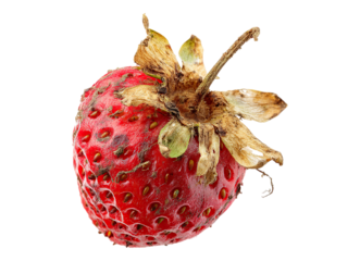 Rotten strawberry