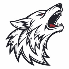 Alpha Wolf Mascot Logo for eSports and Sports Teams
