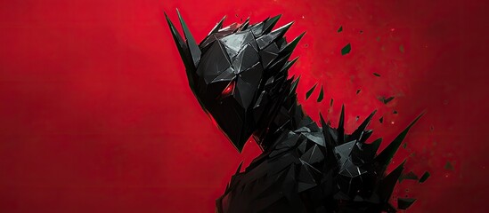 Dark Knight Red Background.