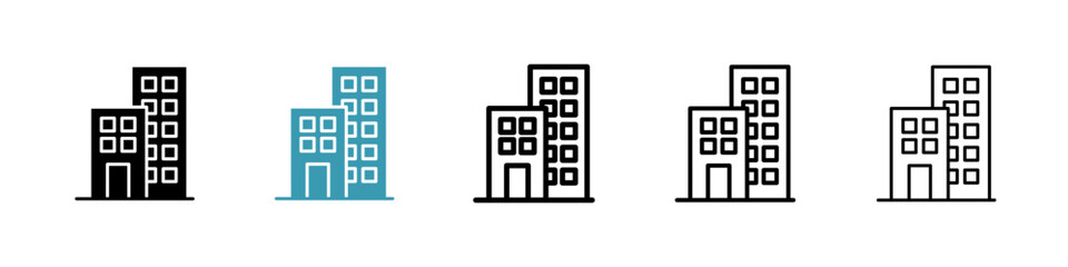 Build icon. Thin lines isolated