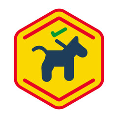 No Entry for Animals Icon