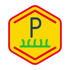Parking on Grass Icon