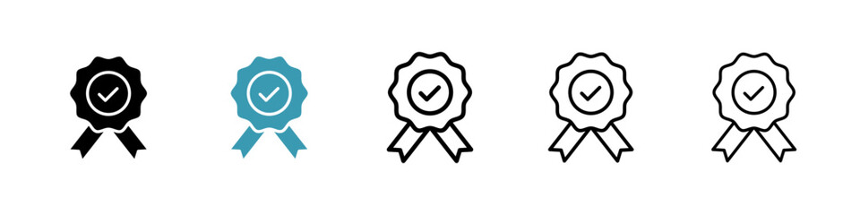 Award icon. Thin lines isolated