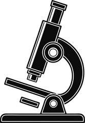 Microscope Silhouette SVG | Science Lab Equipment Clipart for Cricut & Silhouette