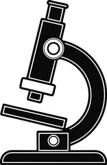 Microscope Silhouette SVG | Science Lab Equipment Clipart for Cricut & Silhouette