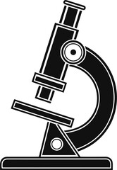 Microscope Silhouette SVG | Science Lab Equipment Clipart for Cricut & Silhouette