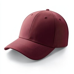 Fototapeta premium Baseball cap isolated on white background, classic sports headwear with adjustable strap, casual and stylish accessory for outdoor activities, athletic and leisure fashion concept