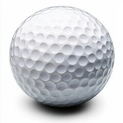 Golf Ball Isolated on White Background &ndash; Sports Equipment for Golfing