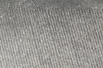 Rutschfester Beton Boden, Betonboden im Außenbereich, hohe Rutschfestigkeit von gegossenen Beton Fahrbahn mit mehr Grip, Ausrutschsichere  Rillentechnik Beschaffenheit von Gehwegen und Fahrbahnen