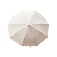 Elegant Compact Beach Umbrella with a Refined Minim Isolated on Transparent Background