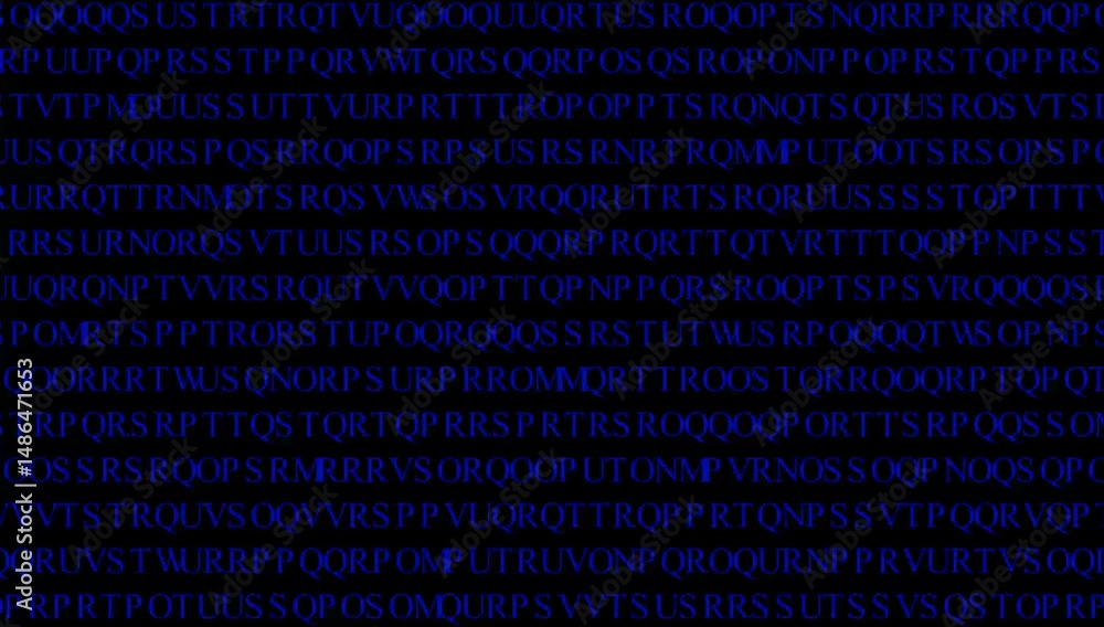 Wall mural binary code background.