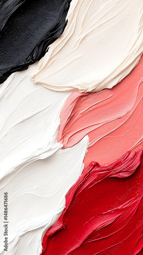 Poster abstract paint roller texture with heavy grain and color variations
