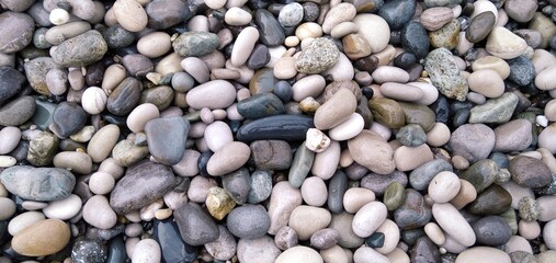 pebbles on the beach