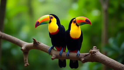 Fototapeta premium Toucan on a tree