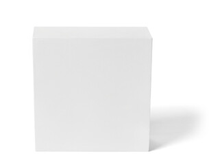 white box package mock up template product background design container cardboard blank paper pack